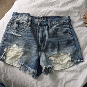 American eagle distressed jean shorts - hi riss festival